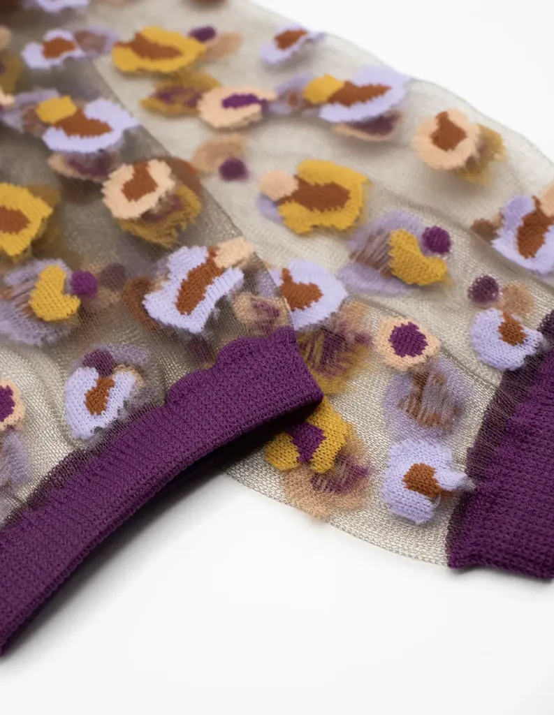 Chaussettes LEO PRUNE (36-38)