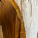 T-Shirt manches courtes métallisé - Miel